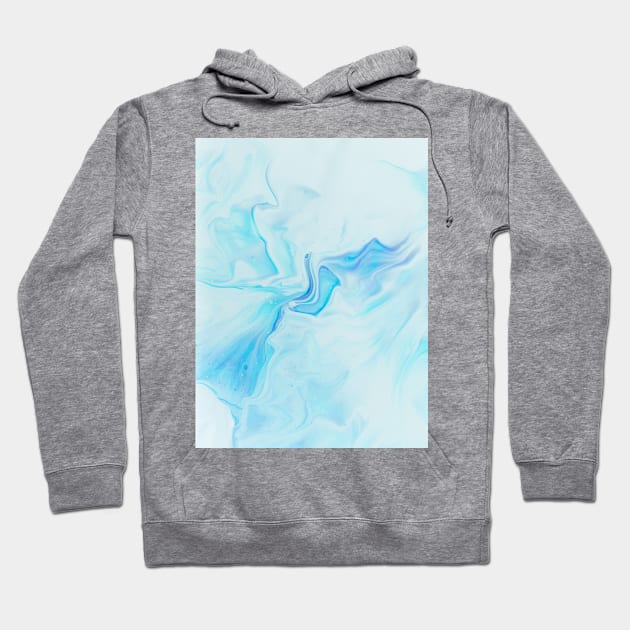 Blue Watercolor Hoodie by NewburyBoutique